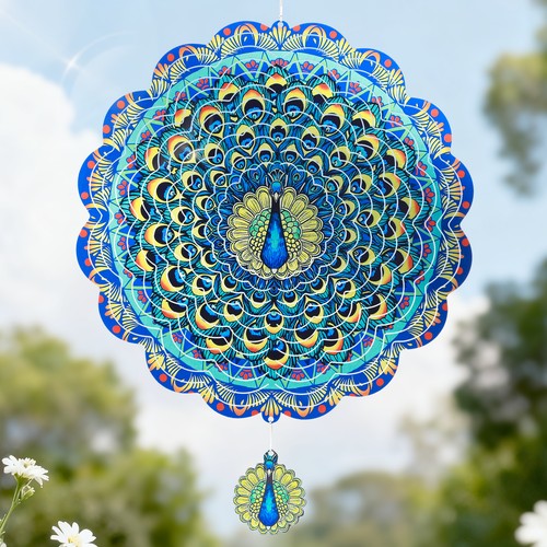 Elegant peacock wind - elegant,